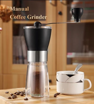 Manual Ceramic Coffee Grinder Coffe Machine Washable ABS Ceramic core Stainless Steel Home Kitchen Manual Hand Coffee Grinder
Manual Ceramic Coffee Grinder Coffe Machine Washable ABS Ceramic core Stainless Steel Home Kitchen Manual Hand Coffee Grinder