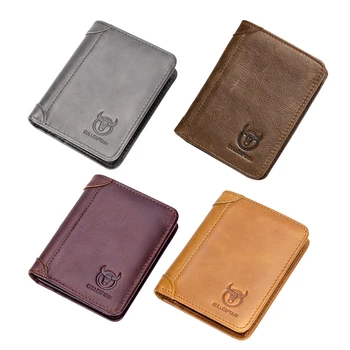 BULLCAPTAIN Men Retro Leather Short Anti-Theft Brush Wallet Business Casual Multifunction Card Holder Card Holder
BULLCAPTAIN Men Retro Leather Short Anti-Theft Brush Wallet Business Casual Multifunction Card Holder Card Holder