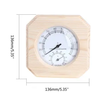 Humidity Thermometer Sauna Wooden Side Temperature Resistant Accessories For Sauna Room
Humidity Thermometer Sauna Wooden Side Temperature Resistant Accessories For Sauna Room