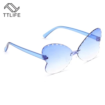TTLIFE Blue Pink Rimless love Sunglasses Vintage Ladies Gradient Heart Irregular Lens Glasses Shades Eyewear Goggles UV400
TTLIFE Blue Pink Rimless love Sunglasses Vintage Ladies Gradient Heart Irregular Lens Glasses Shades Eyewear Goggles UV400
