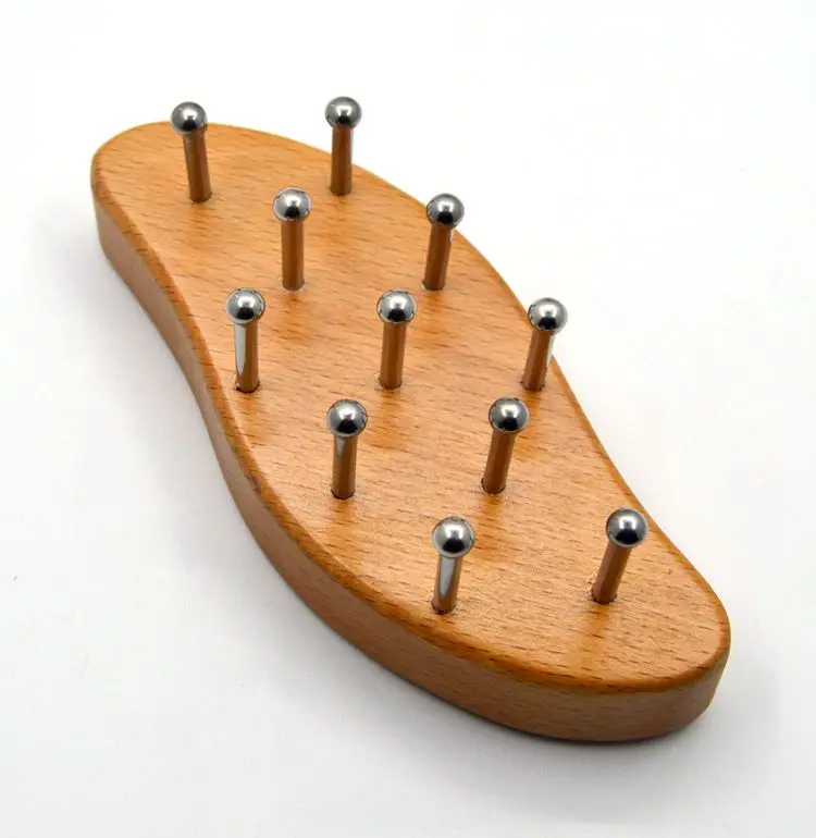 11 Nail Scrapping Plate Non-trace Scrapping Comb Brush Stainless Steel Meridian Massage Lymphatic PaiSuan Body Massage Apparatus
11 Nail Scrapping Plate Non-trace Scrapping Comb Brush Stainless Steel Meridian Massage Lymphatic PaiSuan Body Massage Apparatus