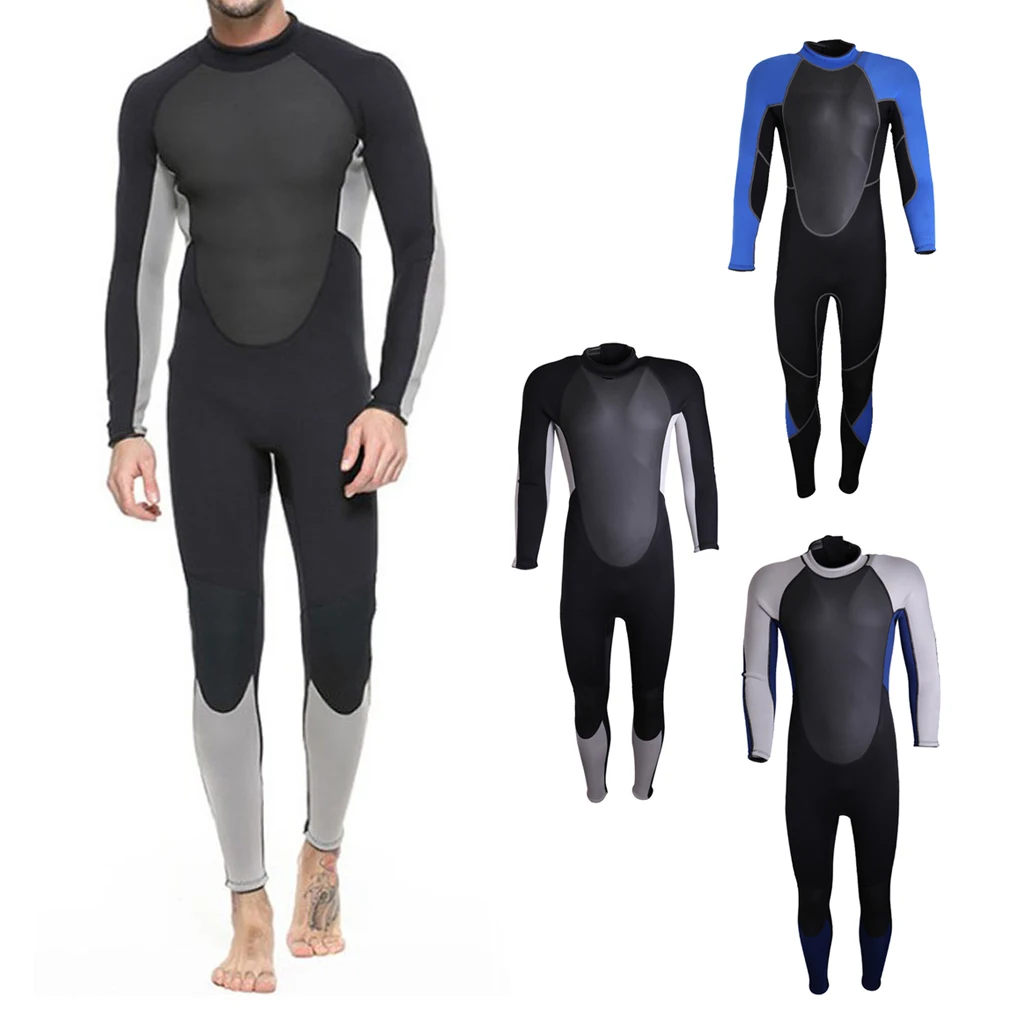 Mens 3mm Neoprene Surf Suit Back Zip Full Wetsuit Sports Skins Suit Wetsuits for Kayaking Snorkeling Scuba Diving
Mens 3mm Neoprene Surf Suit Back Zip Full Wetsuit Sports Skins Suit Wetsuits for Kayaking Snorkeling Scuba Diving