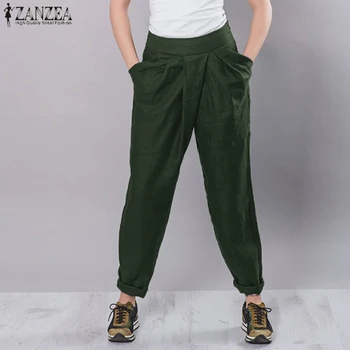 ZANZEA Women Casual Long Pants Work Office Pencil Trousers Casual Loose Pockets Pantalones Mujer Side Zipper Streetwear Oversize
ZANZEA Women Casual Long Pants Work Office Pencil Trousers Casual Loose Pockets Pantalones Mujer Side Zipper Streetwear Oversize