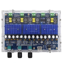 AMS-XH-A310 بلوتوث 5.0 TPA3116 D2 الرقمية السلطة مكبر صوت استيريو مجلس 4 قنوات 50Wx2 + 100Wx2 المزدوج باس مضخم الصوت أمبير وحدة(China)