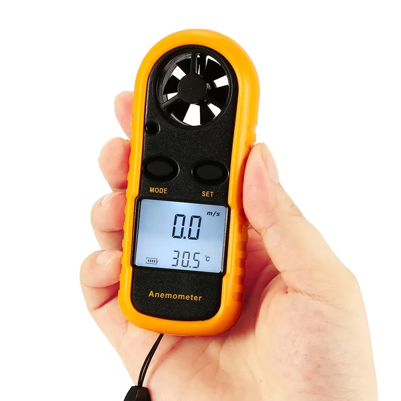 Response Wind Anemometer 816 Tester Universal For Wind Speed Temperature LCD Display With Backlight Windmeter NTC Thermometer
Response Wind Anemometer 816 Tester Universal For Wind Speed Temperature LCD Display With Backlight Windmeter NTC Thermometer