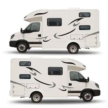 GISAEV Car Stripes Vinyl Graphics Decals Stickers for Caravan Travel Trailer Camper Van наклейки на авто auto Car Accessories
GISAEV Car Stripes Vinyl Graphics Decals Stickers for Caravan Travel Trailer Camper Van наклейки на авто auto Car Accessories