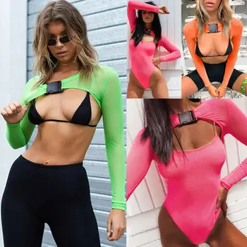 Mesh Crop Top Long Sleeve T Shirt Women Kawaii Hollow Tees Sexy See Through Adjustable Crew Neck Spring Tshirt
Mesh Crop Top Long Sleeve T Shirt Women Kawaii Hollow Tees Sexy See Through Adjustable Crew Neck Spring Tshirt