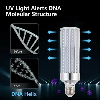 60W UV Germicidal Lamp Smart Timing Remote Control LED UVC Bulb B22/E27 Household Ozone Disinfection Light Bulbs
60W UV Germicidal Lamp Smart Timing Remote Control LED UVC Bulb B22/E27 Household Ozone Disinfection Light Bulbs