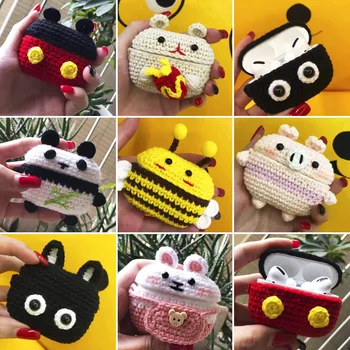 2019 Cartoon knitting Case For Airpods Pro Case Wireless Bluetooth Case for airpod 3 Cover Case For Apple Air Pods Fundas Coque
2019 Cartoon knitting Case For Airpods Pro Case Wireless Bluetooth Case for airpod 3 Cover Case For Apple Air Pods Fundas Coque