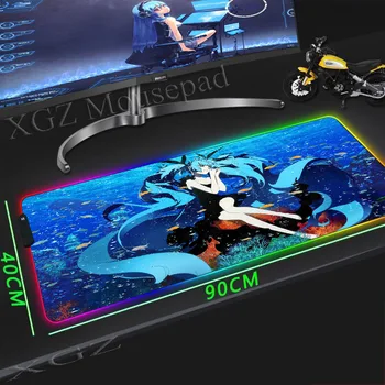 XGZ Custom Large RGB Mouse Pad Black Lock-edge Anime Blue Seabed Cute Girl Computer Desk Mat Rubber Non-slip for Lol Csgo Dota
XGZ Custom Large RGB Mouse Pad Black Lock-edge Anime Blue Seabed Cute Girl Computer Desk Mat Rubber Non-slip for Lol Csgo Dota