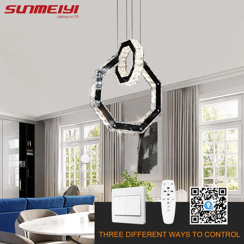Nordic LED Chandeliers For Kitchen Dining Table Dimmable Crystal Chandelier Lighting Hanging Pendant Art deco Loft Stairs lustre
Nordic LED Chandeliers For Kitchen Dining Table Dimmable Crystal Chandelier Lighting Hanging Pendant Art deco Loft Stairs lustre