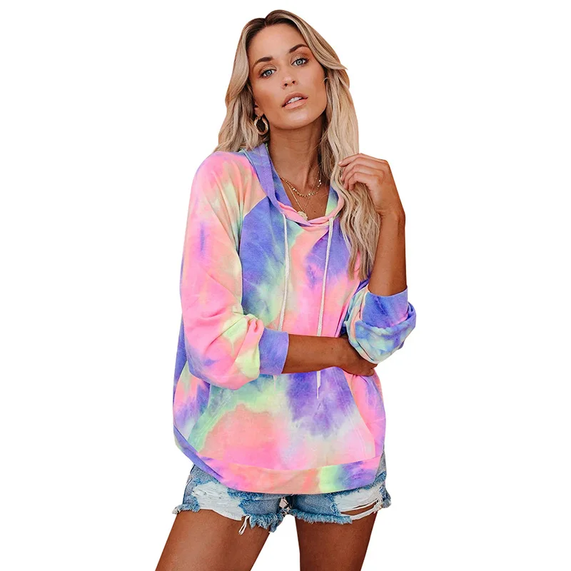 Casual Tie Dye Woman Sweatshirt Spring Autumn Female Pullover Fashion Jumper Hooded Hoodies Woman
Casual Tie Dye Woman Sweatshirt Spring Autumn Female Pullover Fashion Jumper Hooded Hoodies Woman