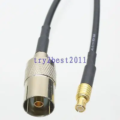 DHL/EMS 50 Sets RG174 IEC PAL DVB-T jack pin to MCX plug pin Straight Jumper pigtail Cable 13CM -C1
DHL/EMS 50 Sets RG174 IEC PAL DVB-T jack pin to MCX plug pin Straight Jumper pigtail Cable 13CM -C1