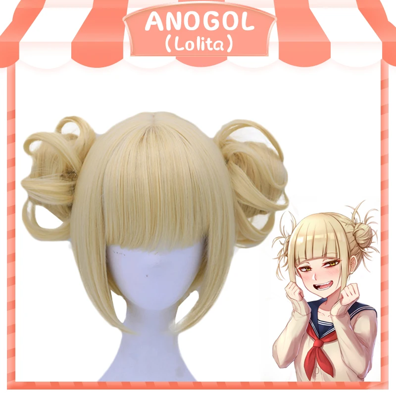 Anogol Double Ponytail Anime My Hero Academy Toga Himiko Cosplay Body Short Straight Blonde Synthetic Cosplay Wig For Halloween
Anogol Double Ponytail Anime My Hero Academy Toga Himiko Cosplay Body Short Straight Blonde Synthetic Cosplay Wig For Halloween