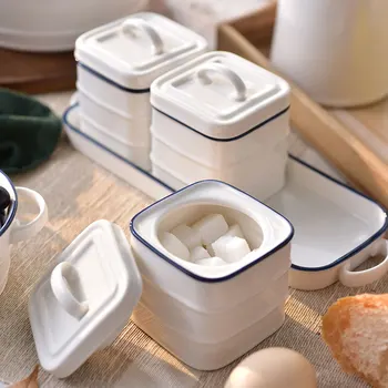 Classical European Style Can Shape Sugar Can 250ml Creative Design Nordic Style Seasoning Storage Tank with Tray
Classical European Style Can Shape Sugar Can 250ml Creative Design Nordic Style Seasoning Storage Tank with Tray