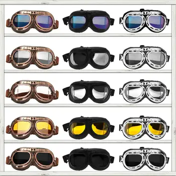 Motorcycle Glasses Retro Helmet Pilot Goggles Motorbike 100% UV400 Vintage Classic Glasses For Moto Scooter ATV Dirt Biker
Motorcycle Glasses Retro Helmet Pilot Goggles Motorbike 100% UV400 Vintage Classic Glasses For Moto Scooter ATV Dirt Biker