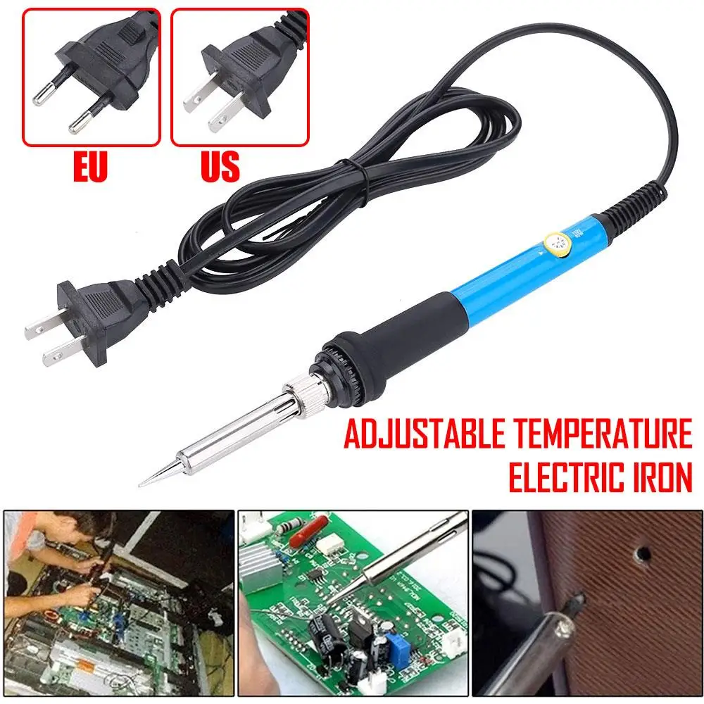 5pcs/Set Electric Soldering Iron Kit Adjustable Temperature 60W Welding Solder Rework Station Heat Pencil Tips Repair Tool
5pcs/Set Electric Soldering Iron Kit Adjustable Temperature 60W Welding Solder Rework Station Heat Pencil Tips Repair Tool