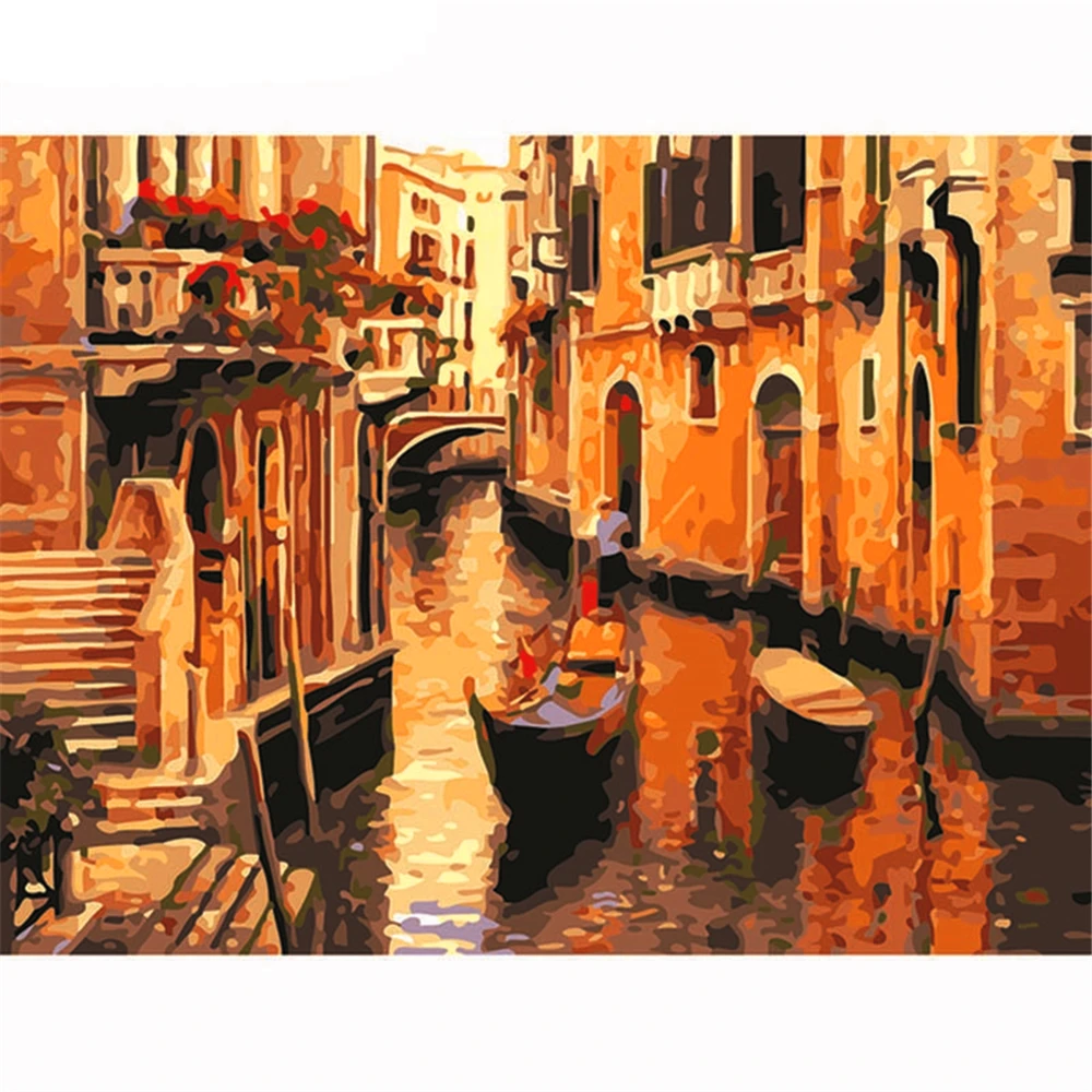 Venice at Dusk 40X50cm Painting By Numbers with Combo Inner Frame and Colorful Paper Box Package and Color Baselines Canvas
Venice at Dusk 40X50cm Painting By Numbers with Combo Inner Frame and Colorful Paper Box Package and Color Baselines Canvas