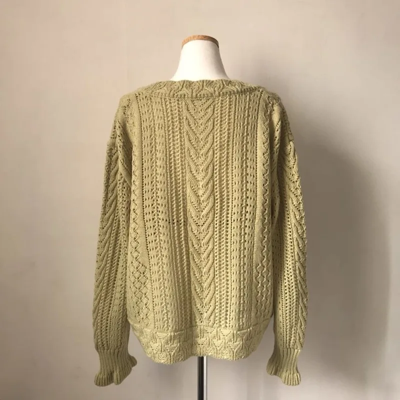 H.SA 2020 Women Spring Summer Sweater and Cardigans Low V-Neck Knit Tops Long Sleeve Hollow Out Sexy Cardigan Loose White Tops
H.SA 2020 Women Spring Summer Sweater and Cardigans Low V-Neck Knit Tops Long Sleeve Hollow Out Sexy Cardigan Loose White Tops