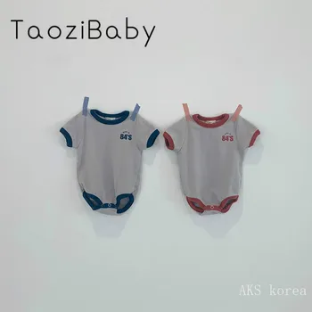 Korean Newborn Baby Clothing Pure Cotton Triangle Bodysuit 2020 New Summer Male Baby's Simple Digital Bodysuit With Hair Belt
Korean Newborn Baby Clothing Pure Cotton Triangle Bodysuit 2020 New Summer Male Baby's Simple Digital Bodysuit With Hair Belt