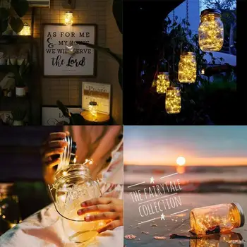 Plastic Iron 20leds Mason Jar Solar Lights Fairy Light Energy Saving Lighting Fixture Living Room Party Creative Christmas
Plastic Iron 20leds Mason Jar Solar Lights Fairy Light Energy Saving Lighting Fixture Living Room Party Creative Christmas