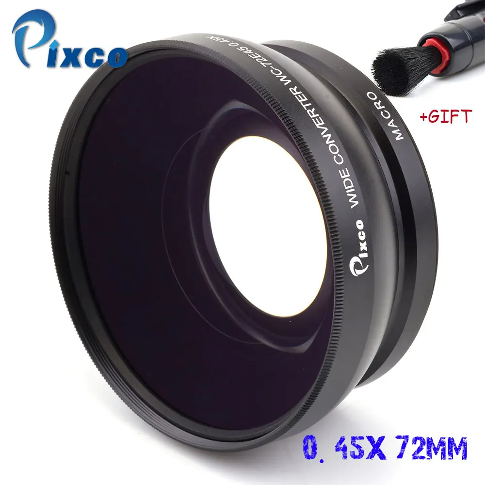 

Pixco 72MM 0.45X thread lens Super Macro Wide Angle Lens For canon nikon sony PENTAX olympus DSLR DV SLR Camera