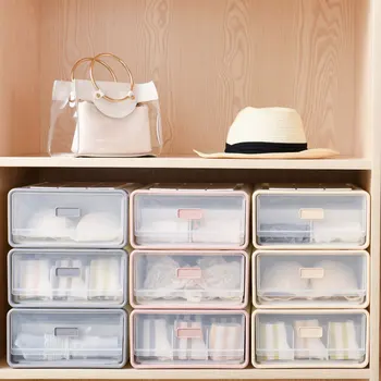 Brief Underwear Storage Box For Clothes Socks Bras Sundries Sorting Container Drawers Desktop Drawer Household Organizer
Brief Underwear Storage Box For Clothes Socks Bras Sundries Sorting Container Drawers Desktop Drawer Household Organizer