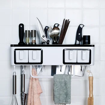 Multi-function punch-free kitchen seasoning knife holder shelf kitchen wall hanging seasoning box spice rack wx8021352
Multi-function punch-free kitchen seasoning knife holder shelf kitchen wall hanging seasoning box spice rack wx8021352