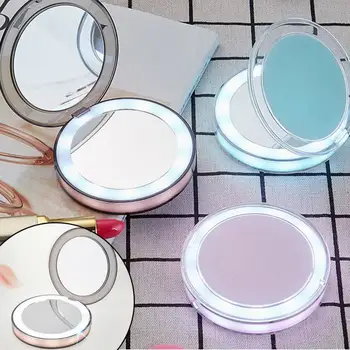 Makeup Mirror With Led Light Make Up Mirror LED Compact Mirror Mini Makeup Mirror Magnify Hand Held Fold Portable LED Light
Makeup Mirror With Led Light Make Up Mirror LED Compact Mirror Mini Makeup Mirror Magnify Hand Held Fold Portable LED Light