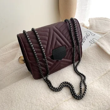 Casual Bag Women's 2020 New Fashion Chain Shoulder Strap Square Sling Bag
Casual Bag Women's 2020 New Fashion Chain Shoulder Strap Square Sling Bag