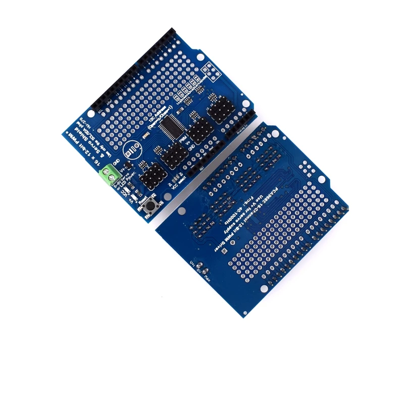 PCA9685 16 Channel 12-bit PWM Servo Drive Shield Board DC Motor Driver Module I2C Controlled | Электронные компоненты и
