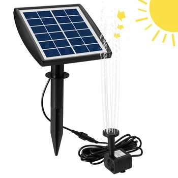 Solar Fountain Pump Water Pump with Adjustable Solar Panel Water Fountain Panel Kit for Fish Tank Small Pond Garden Patio Lawn
Solar Fountain Pump Water Pump with Adjustable Solar Panel Water Fountain Panel Kit for Fish Tank Small Pond Garden Patio Lawn