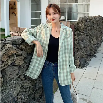 Alien Kitty Stylish Slender Autumn Plaid Chic Plus Size Casual OL Hot 2019 All Match Feminine Women Loose Office Ladies Blazers
Alien Kitty Stylish Slender Autumn Plaid Chic Plus Size Casual OL Hot 2019 All Match Feminine Women Loose Office Ladies Blazers
