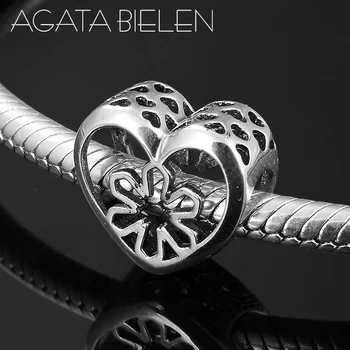 New 925 Sterling Silver Fashion DIY Hollow Heart Beads Women Accessories fit Original europeu Charm Bracelet Jewelry Making
New 925 Sterling Silver Fashion DIY Hollow Heart Beads Women Accessories fit Original europeu Charm Bracelet Jewelry Making