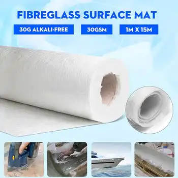 1mx15m 30g Alkali Free Fibreglass Mat Fiber Glass Cutting Fiber Cloth Chop Strand Matting Pad
1mx15m 30g Alkali Free Fibreglass Mat Fiber Glass Cutting Fiber Cloth Chop Strand Matting Pad