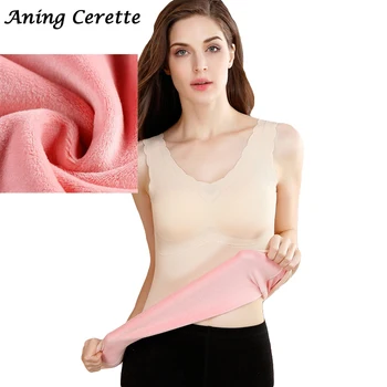 New Winter Thermal Underwear Camisole Thickened Vest Tops Women Warm Double Layer Second Skin Pajamas Pullovers Sleepwear 
New Winter Thermal Underwear Camisole Thickened Vest Tops Women Warm Double Layer Second Skin Pajamas Pullovers Sleepwear