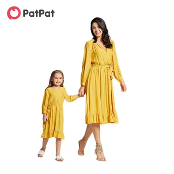 PatPat 2020 New Summer and Spring and Autumn Solid Bow-knot Matching Dresses For Mom and Me Baby Girl Mother
PatPat 2020 New Summer and Spring and Autumn Solid Bow-knot Matching Dresses For Mom and Me Baby Girl Mother