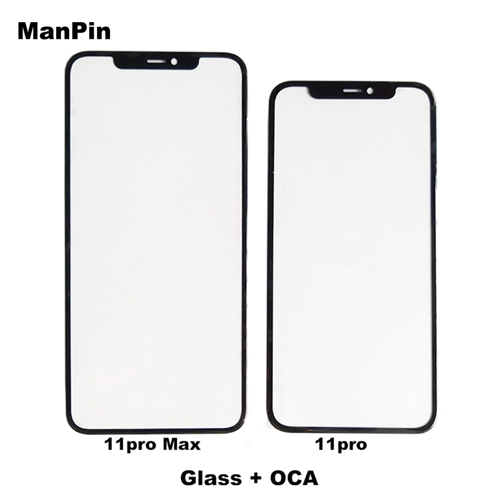 Mobile Phone Glass With OCA Film for iPhone 11Pro MAX 11Pro 11 LCD Touch Screen Display Front Panel Lens Repair Spare Parts
Mobile Phone Glass With OCA Film for iPhone 11Pro MAX 11Pro 11 LCD Touch Screen Display Front Panel Lens Repair Spare Parts