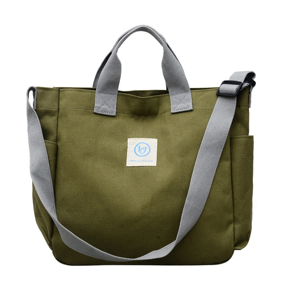 School Canvas Pouch Student Tote Solid Portable Messenger Handbag Reusable Women Shoulder Bag Large Capacity Gift Storage
School Canvas Pouch Student Tote Solid Portable Messenger Handbag Reusable Women Shoulder Bag Large Capacity Gift Storage