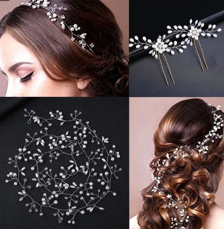 Fashion Bride Hair Band Headdress Handmade Pearl Wedding Crown Flower Hair Accessories Hairpin Jewelry Bride Party Jewelry Gift
Fashion Bride Hair Band Headdress Handmade Pearl Wedding Crown Flower Hair Accessories Hairpin Jewelry Bride Party Jewelry Gift