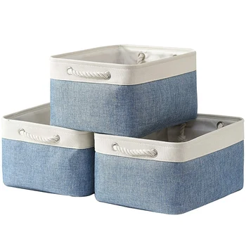 Large Storage Baskets for Organizing Fabric Baskets Set Collapsible Baskets for Shelves, Decorative Bins with Handles
Large Storage Baskets for Organizing Fabric Baskets Set Collapsible Baskets for Shelves, Decorative Bins with Handles