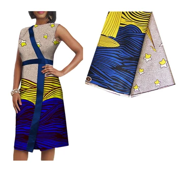 Moon Star Print African Real Wax Fabric For Women Dress 6Yards New Design Ankara Real Wax Fabric Print Batik Fabric
Moon Star Print African Real Wax Fabric For Women Dress 6Yards New Design Ankara Real Wax Fabric Print Batik Fabric