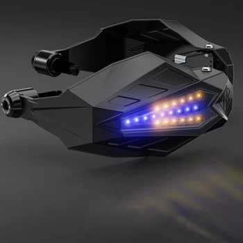 1Pair Motorcycle Handlebar Hand Protector with LED Light Handguards LED Hand Guard Universal Hand Guards Motor accessories
1Pair Motorcycle Handlebar Hand Protector with LED Light Handguards LED Hand Guard Universal Hand Guards Motor accessories