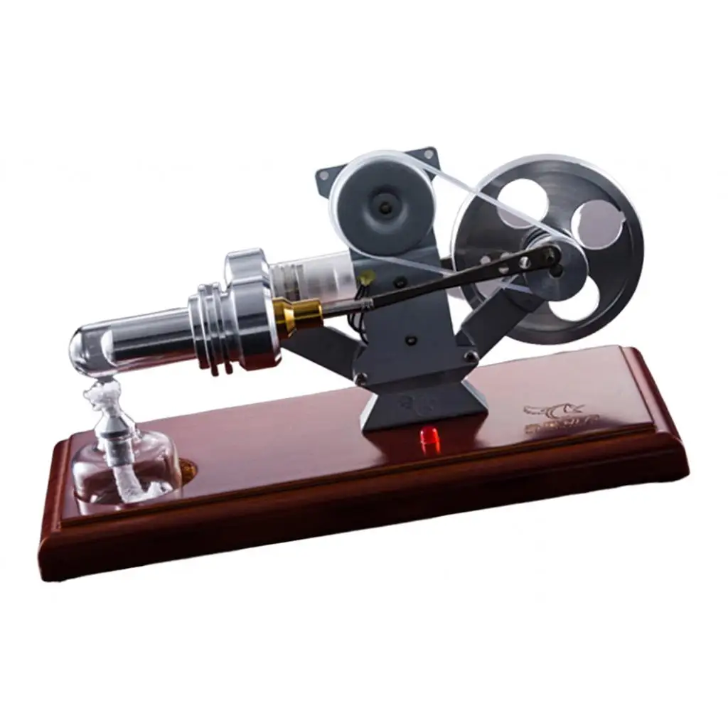Stainless Steel Mini Stirling Engine Electric Generator Motor Model Toy Kits Stainless Steel Mini Stirling Engine Electric Generator Motor Model Toy Kits