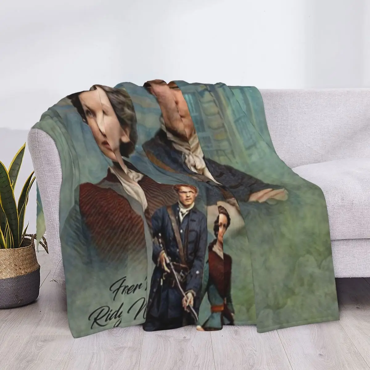 Jamie And Claire Fraserfrasers Ridge Nc Blanket Bedspread Bed Plaid Blankets Bedspreads For Beds | Дом и сад