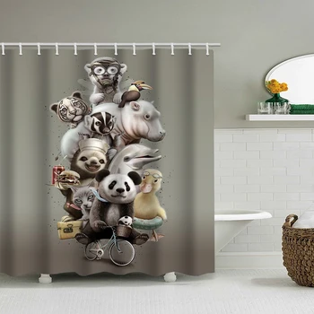 Anime cartoon shower curtain cartoon animal bathroom curtain bathroom partition curtain waterproof curtain distribution hook
Anime cartoon shower curtain cartoon animal bathroom curtain bathroom partition curtain waterproof curtain distribution hook