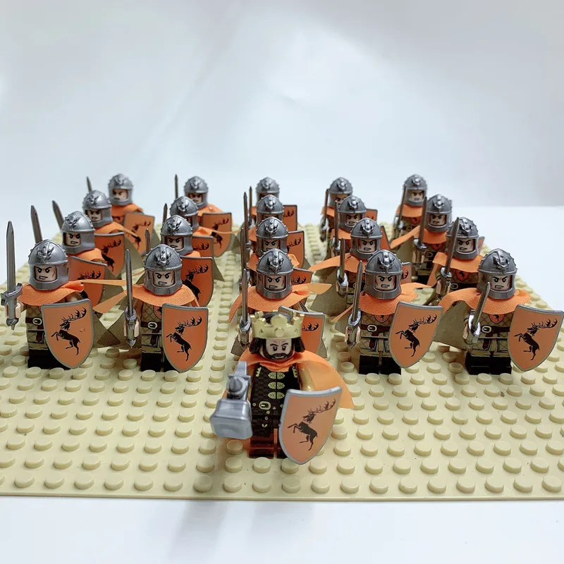 21PCS Blocks Game of Thrones Version Mandon Moore Stark Lannister Selmy Ice and Fire Jaime Lannister Toys compatible legoing
21PCS Blocks Game of Thrones Version Mandon Moore Stark Lannister Selmy Ice and Fire Jaime Lannister Toys compatible legoing