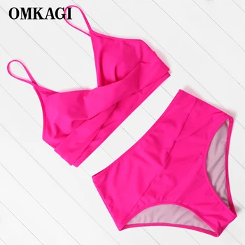 OMKAGI High Waist Bikini 2020 High Cut Swimsuit Push Up Sexy Leopard Biquini Solid Bikini Maillot De Bain Femme Swimwear Women
OMKAGI High Waist Bikini 2020 High Cut Swimsuit Push Up Sexy Leopard Biquini Solid Bikini Maillot De Bain Femme Swimwear Women