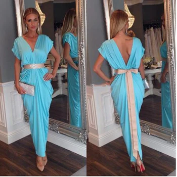 Blue Rashes Bow Long Prom Dresses Cheap Abaya Dubai Formal Evening Dress Sexy V-Neck Cap Sleeve Custom Elegant Lady Party Dress
Blue Rashes Bow Long Prom Dresses Cheap Abaya Dubai Formal Evening Dress Sexy V-Neck Cap Sleeve Custom Elegant Lady Party Dress