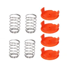 Replacement for Black Decker Grass Trimmer 4pcs Cover Cap and 4pcs Springs RC-100-P Lawn Mower Spare String Trimmer Spool 
Replacement for Black Decker Grass Trimmer 4pcs Cover Cap and 4pcs Springs RC-100-P Lawn Mower Spare String Trimmer Spool